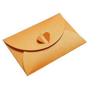 Mini Envelopes 50 Pack Heart Clasp